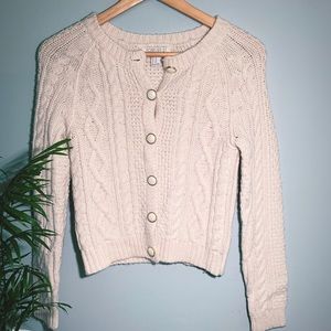 forever 21 aztec print thick cardigan